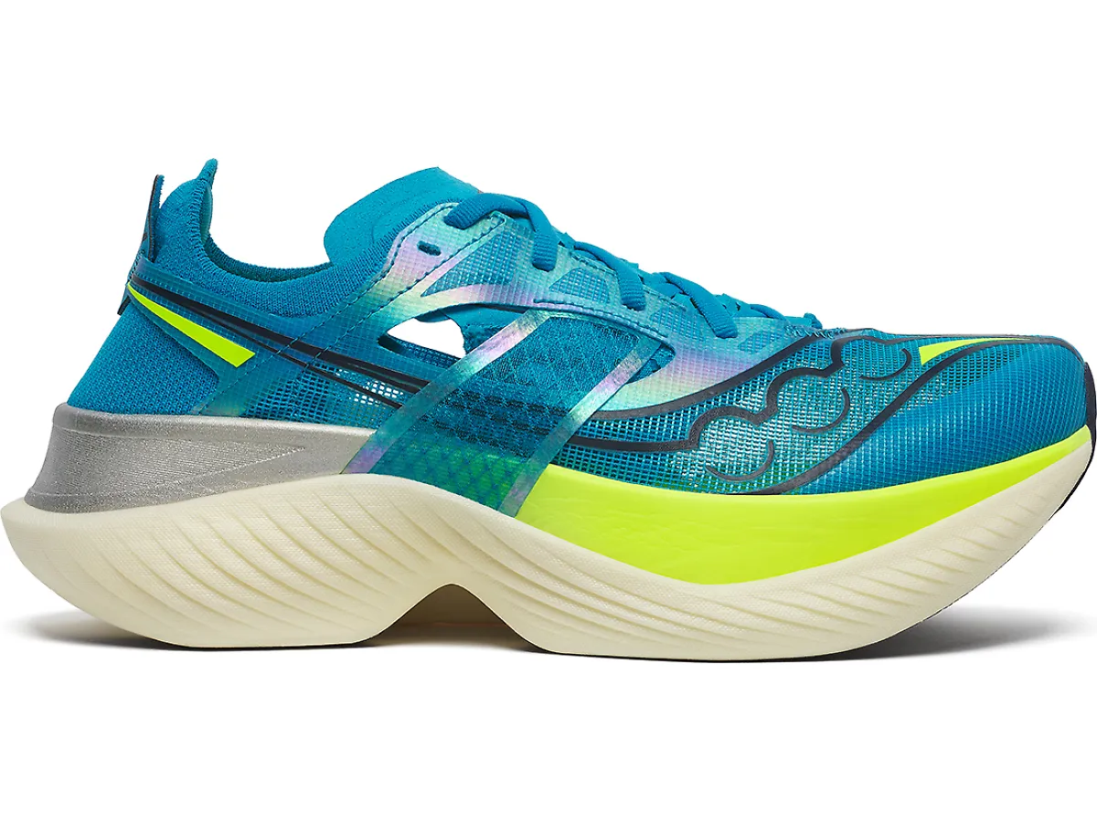 Saucony Endorphin Elite - High performance carbon‑plated racing shoe.